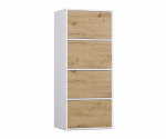 ALMA CHEST OF DRAWERS WHITE/ARTISAN OAK
