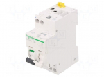 RCBO breaker | Inom: 25A | Ires: 30mA | Max surge current: 250A | IP20