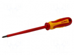 Screwdriver: insulated | Phillips | PH2 | Blade length: 175mm