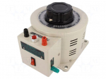 Variable autotransformer | 230VAC | Uout: 0&divide;260V | 3.8A | 6.9kg