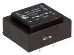Transformer: encapsulated | 0.5VA | 230VAC | 15V | 33mA | Mounting: PCB