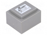 Transformer: encapsulated | 4.5VA | 230VAC | 6V | 0.75A | Mounting: PCB
