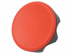 Knob | &Oslash;: 56mm | Ext.thread: M8 | 20mm | technopolymer (PA) | Cap: red