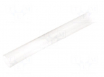 Heat shrink sleeve | 2: 1 | 12.7mm | L: 1.2m | transparent | polyolefine