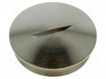 Stopper | M40 | 1.5 | IP54 | brass | Plating: nickel | SKINDICHT&reg;