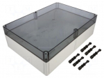 Enclosure: multipurpose | X: 254mm | Y: 361mm | Z: 111mm | TK PC | grey