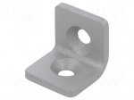 Angle bracket | for profiles | W: 20mm | H: 20mm | L: 20mm | steel