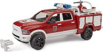 Bruder RAM 2500 fire engine with light and sound, model vehicle