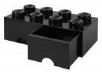 Room Copenhagen LEGO Brick Drawer 8 black - RC40061733