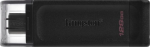 Kingston DataTraveler 70 128 GB, USB stick (black, USB-A 3.2 (5 Gbit / s))