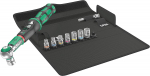Wera Safe-Torque A1 Set 1, 10 pieces, torque wrench (black/green, 1/4" square, 2-12 Nm)