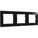 Shelly Wall Frame 3, Cover (black, for Wall Switch)