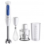 Braun Hand Blender MultiQuick 3 MQ30202M white/blue, 900 watts, with chopper and whisk
