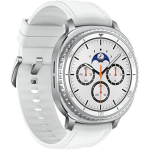 SAMSUNG Galaxy Watch8 Classic, Smartwatch white, 46mm, LTE, hybrid strap