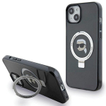 Karl Lagerfeld KLHMP15MHMRSKHK Ring Stand Karl He Hardcase for iPhone 15 Plus/14 Plus 6.7" / black