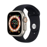 Fusion Accessories viedpulksteņa siksniņa priek&scaron; Apple Watch 2/3/4/5/6/7/8/SE/Ultra (42/44/45/49 mm) | silikons | melna
