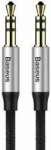 Baseus CAM30-BS1 Premium AUX vads 3.5 mm -> 3.5 mm 1.0m Pelēks