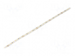LED tape | white | 24V | LED/m: 112 | W: 8mm | 120&deg; | IP20 | 12W/m | CRImin: 80