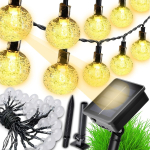 LED valgustus // Valgustid uutest tarnetest // Girlanda solarna ogrodowa łańcuch 10 metr&oacute;w świetlna lampki solarne 100 led