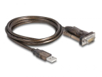DeLOCK Adapter USB 2.0 Type-A to 1 x Serial RS-232 D-Sub 9 pin male with screws 1.5 m