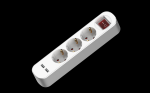 Kodukaubad // Pikendusjuhtmed // Przedłużacz z trzykrotnym gniazdem z wyłącznikiem; schuko i usb; 3x2p+z; 16a; 1,5m; biały