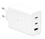 Kiirlaadija 65W, 2xUSB-C, 1x USB-A, Power Delivery ja Quick Charge