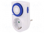 Programmable time switch | 30min&divide;24h | 230VAC/16A | 230VAC | 0&divide;55&deg;C