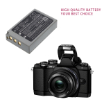 1000 mAh for Olympus BLS-5,BLS-50,PS-BLS5