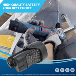 Replacement Battery for Bosch 1 600 Z00 02X, BAT411, BAT411A, GBA 10.8V, Lithium-ion 1500mAh