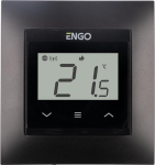 ENGO Controls E55-B - Internetowy, podtynkowy regulator temperatury do ramki 55x55, Wi-F