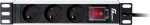 Listwa zasilająca rack 10 cali Getfort LGF-03