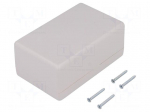 Enclosure: multipurpose | X: 66mm | Y: 105mm | Z: 45mm | 1594 | ABS | grey