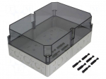 Enclosure: multipurpose | X: 254mm | Y: 361mm | Z: 165mm | TK PS | grey