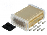 Enclosure: multipurpose | X: 68.7mm | Y: 89mm | Z: 35.2mm | silver