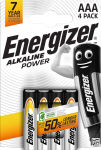 Another product Energizer  Sarmu baterija LR03 (AAA  E92) 1 5 V Alkaline Power Energizer 4 gab. blisteris LR03/ENE/AP-BL4 (7638900247893)