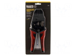 Tool: for crimping | non-insulated terminals | 10AWG&divide;22AWG | 229mm