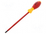 Screwdriver | insulated | slot | 5,5x1,0mm | Blade length: 175mm