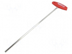 Key | hexagon keys | HEX 6mm | Overall len: 382mm | Kind of handle: T