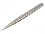 Tweezers | 120mm | for precision works | Blades: straight