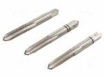 Kit: for threading | Pcs: 3 | for blind holes,to the through holes