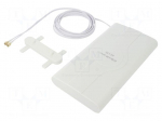 Antenna | white | SMA x2 | 50W | 50&Omega; | f: 600&divide;2700MHz | 3m | 30dBi | -45&divide;80&deg;C