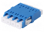 Connector: fiber optic | socket,coupler | single mode  (SM),quad
