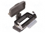 Enclosure: for HDC connectors | size 16B | with latch | with cover
