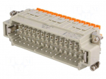 Connector: HDC | male | CDSH | PIN: 42 | 42+PE | size 104.27 | 10A | 400V