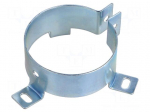 Mounting clamp | horizontal | for large capacitors fastening