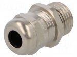 Cable gland | with long thread | M16 | 1,5 | IP68 | Mat: brass | 10bar