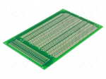 Board: universal | eurocard,single sided,prototyping | W: 100mm