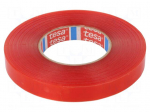 Tape: fixing | W: 19mm | L: 50m | Thk: 0.205mm | double-sided | 100&deg;C | 50%