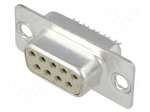 D-Sub | PIN: 9 | plug | female | soldering | Type: turned contacts