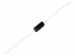 Capacitor: polypropylene | 0.1uF | 400VDC | &plusmn;2% | &Oslash;8x18mm | -25&divide;85&deg;C